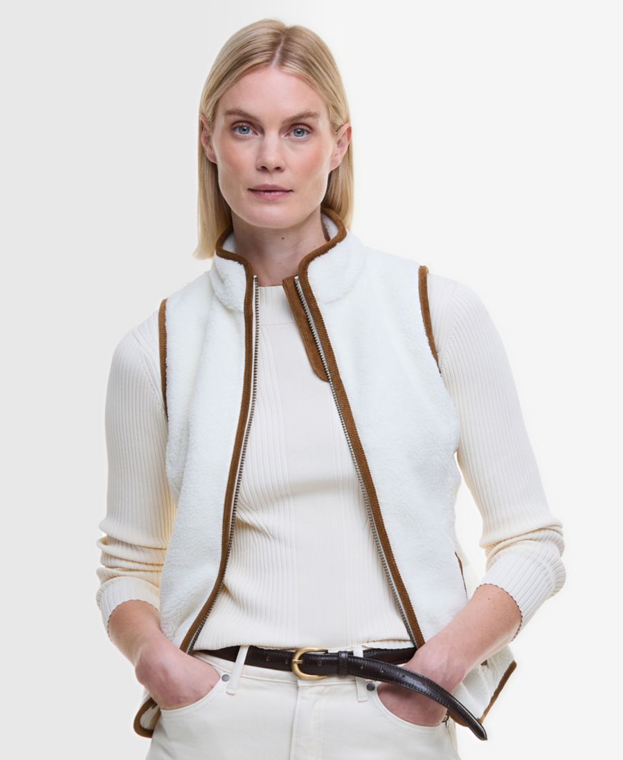 

Женский флисовый жилет Burford Barbour, Winter Pearl/classic