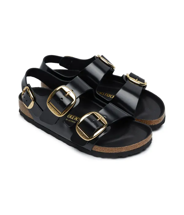 Кожаные сандалии Лена Narrow fit Birkenstock, черный — фото 3
