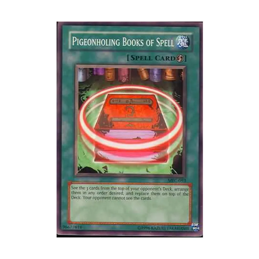 

CCG Классификация книг заклинаний (обычная), Yu-Gi-Oh - Magician's Force - Singles