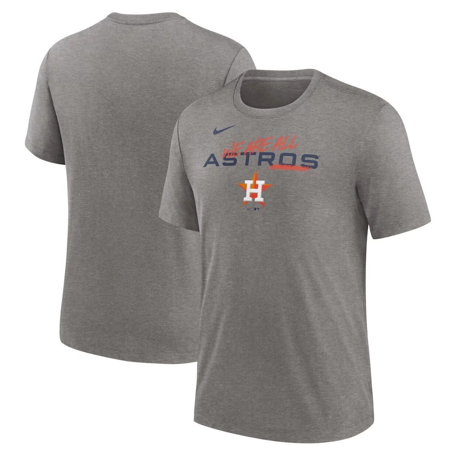 

Мужская футболка Heather Charcoal Houston Astros We Are All Tri-Blend Nike