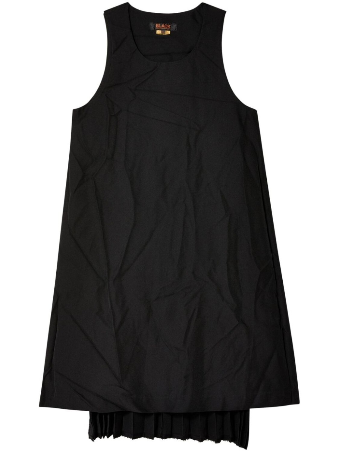 

Black Comme Des Garçons рубашка со складками, черный
