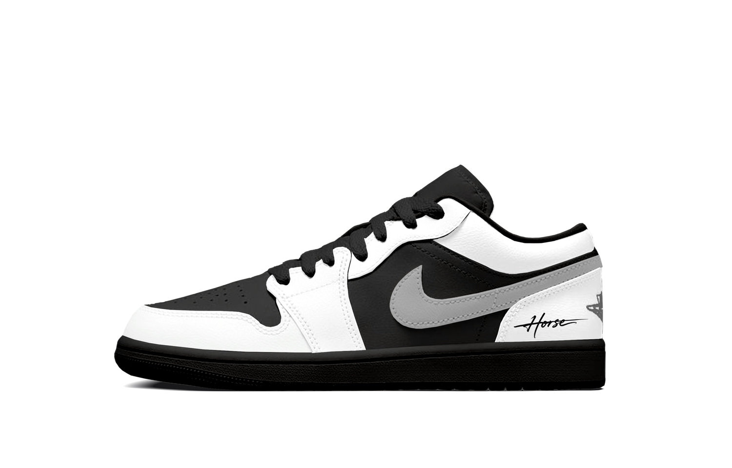 

Jordan Air 1 Scooter Skyline CNY Cushioning, износостойкие низкие кроссовки в винтажном стиле для баскетбола, мужские, черно-белые