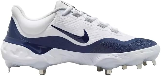 

Бейсбольные бутсы Nike Alpha Huarache Elite 4 Low NRG (FD2745-103), White/Pure Platinum/Blue Tint/Midnight Navy