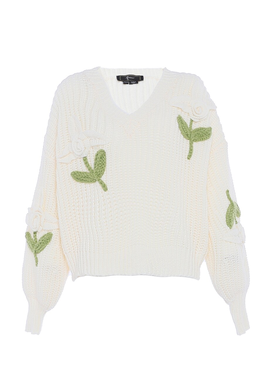 

Свитер faina Sweater, цвет natural white