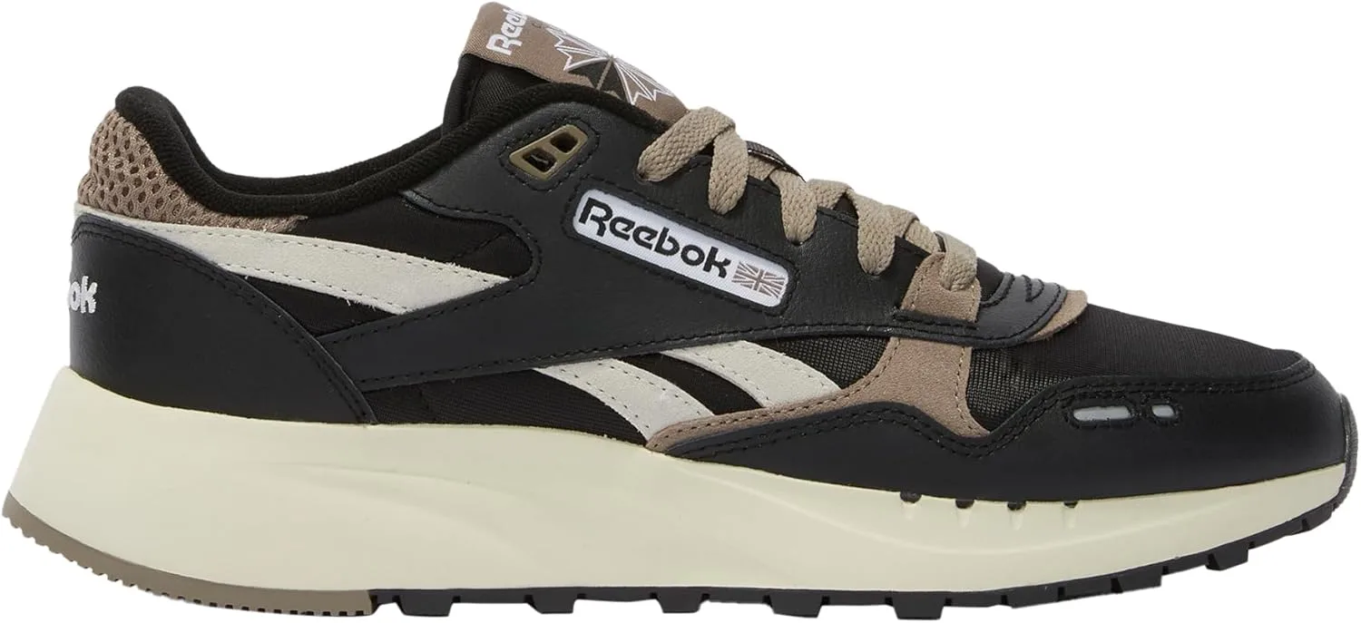 Кроссовки Reebok Unisex Classic Leather 2400, черный/серый