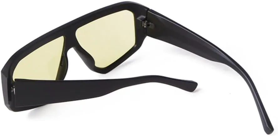 

Большие солнцезащитные очки с зеркальными линзами для мужчин, очки с плоской верхней частью, прямоугольные солнцезащитные очки для женщин, очки UV400 HDUBFY, C5