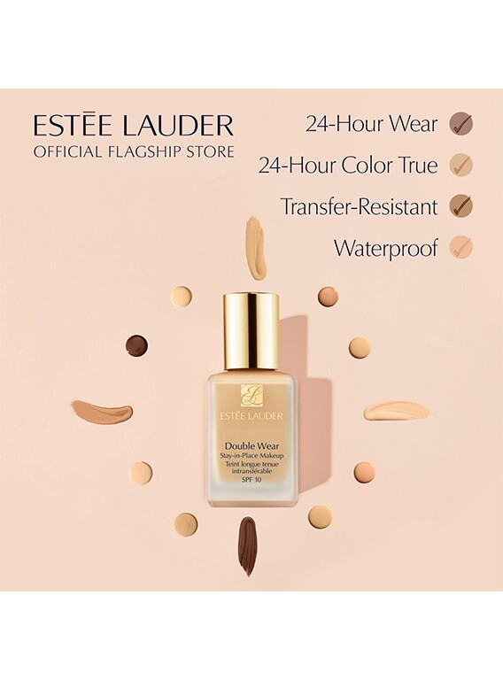 Стойкая основа под макияж SPF 10 Double Wear Estée Lauder, 30мл, цвет 6N1-Mocha — фото 3