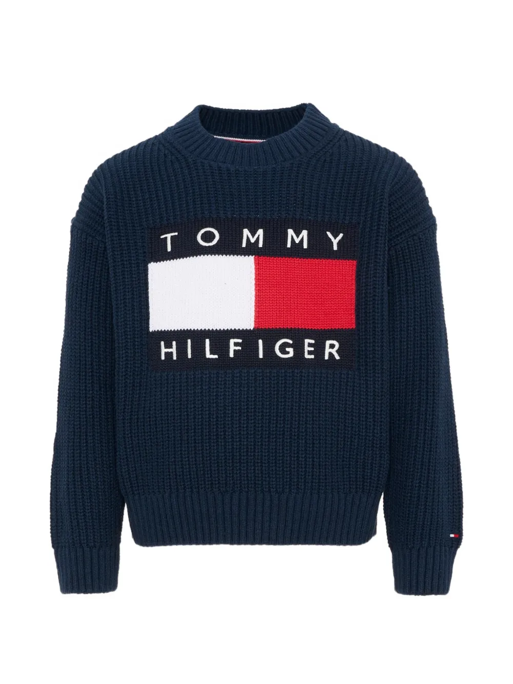 

Вязаный свитер Heritage Flag Tommy Hilfiger Junior, синий