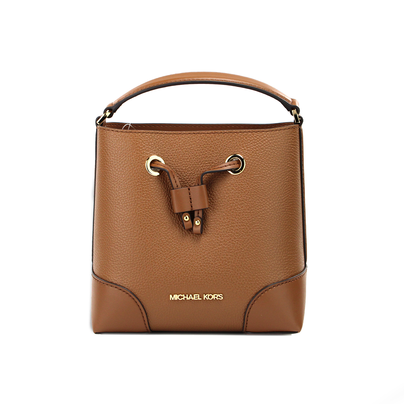 

Сумка-ведро через плечо Mercer Small Luggage из шагреневой кожи Michael Kors