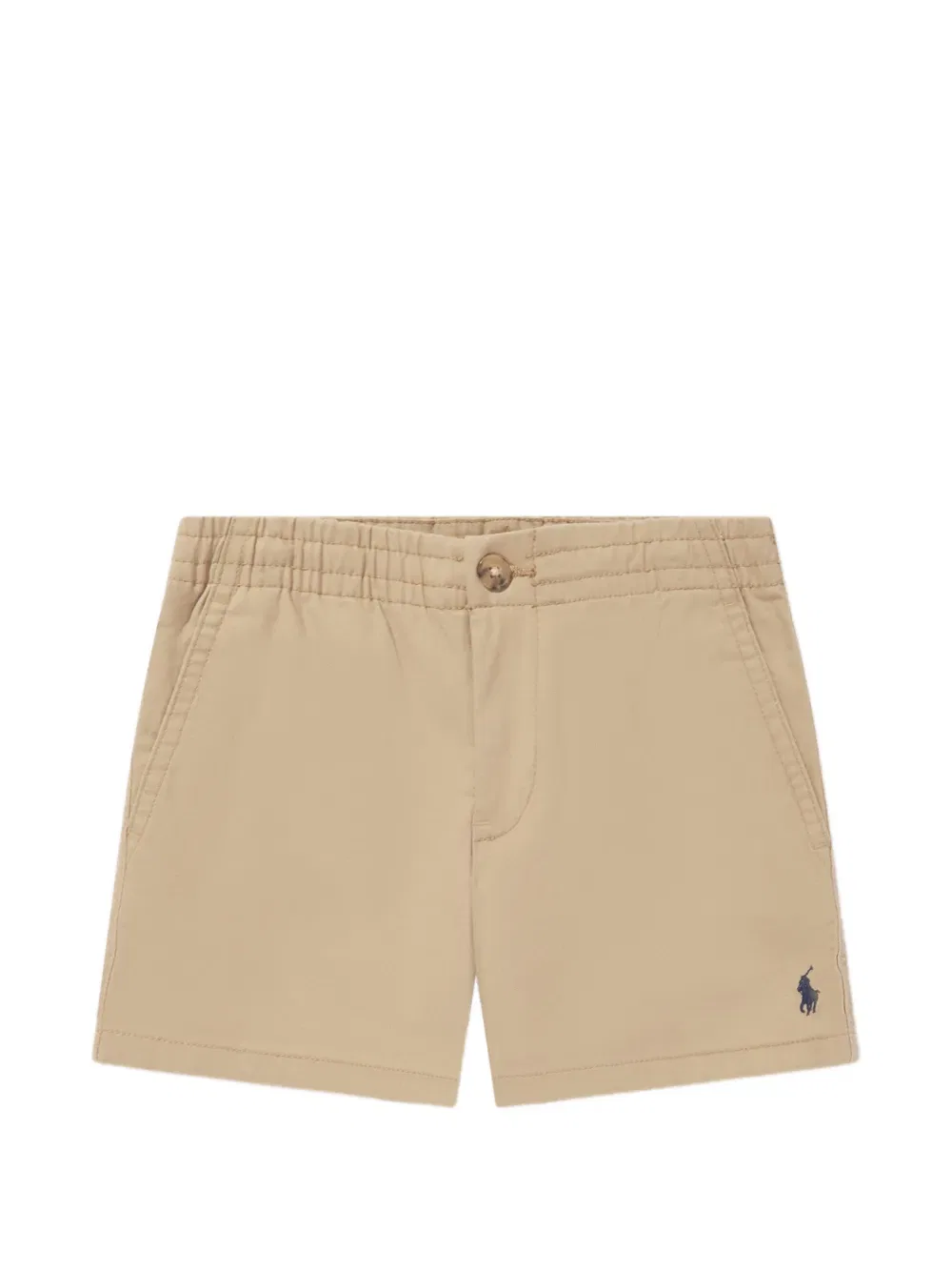Шорты на резинке с пуговицами Polo Ralph Lauren Kids, нейтральный