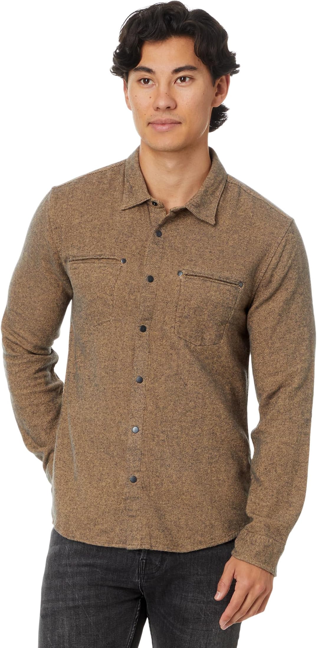 

Рубашка John Varvatos Dario Shirt W976W24, цвет Light Umber