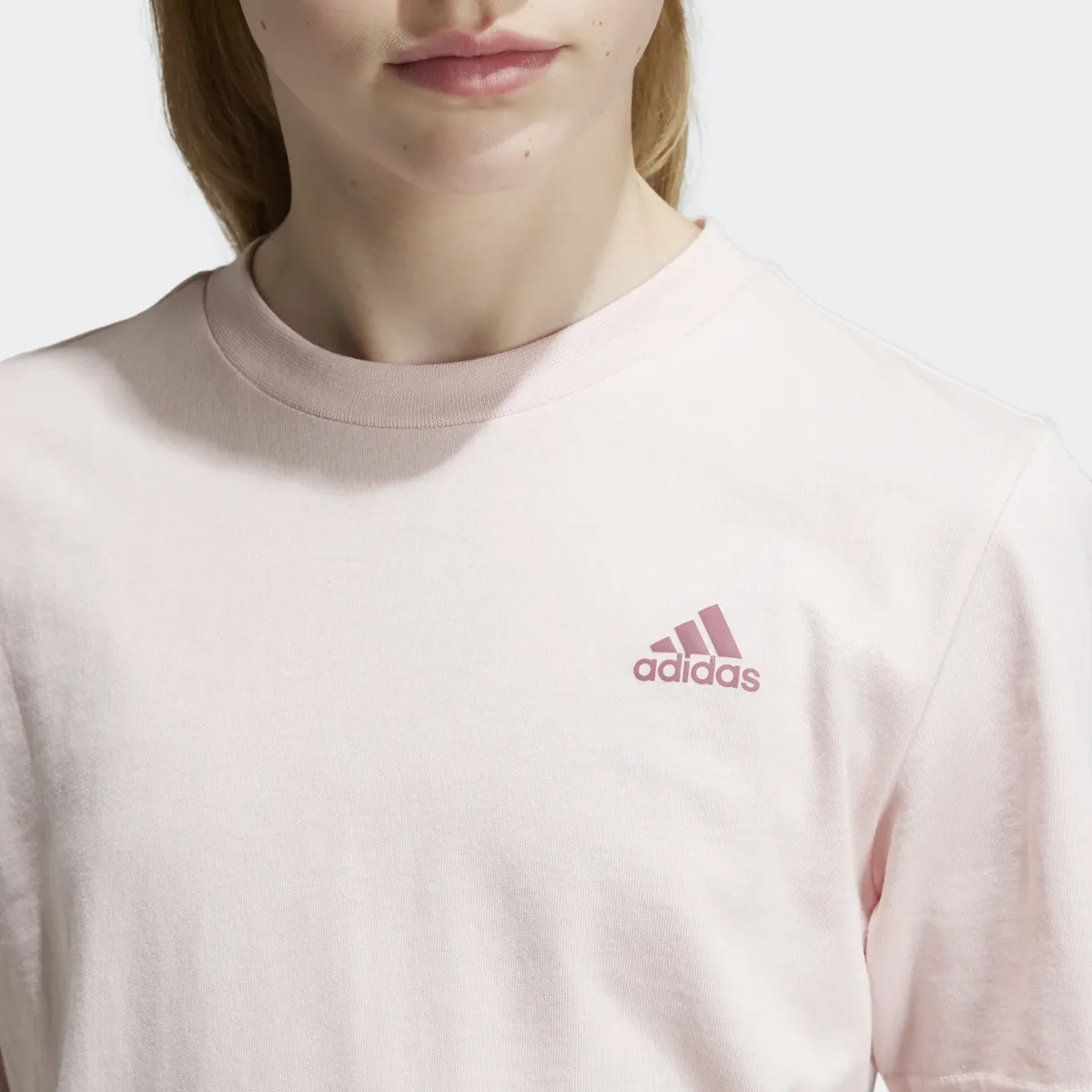 

Футболка Adidas Sportswear "ESSENTIALS SMALL LOGO COTTON", розовый
