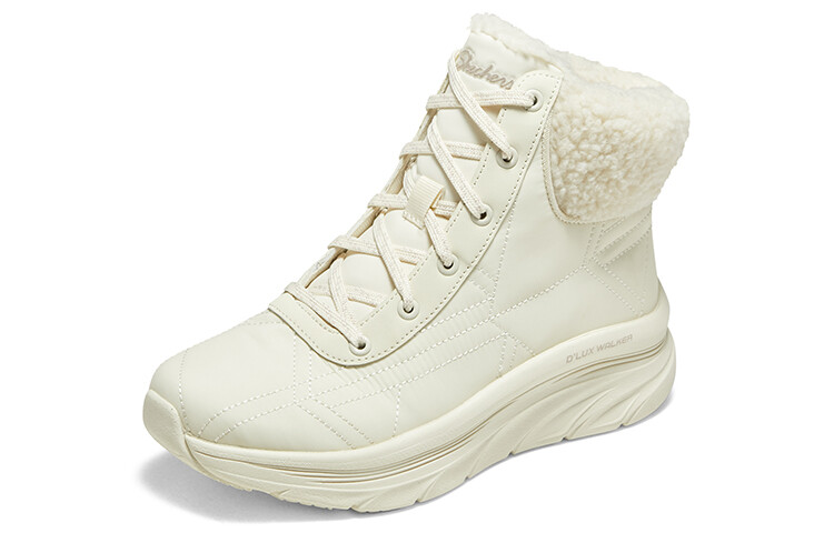 Зимние ботинки Skechers женские на шнуровке, белый — фото 3
