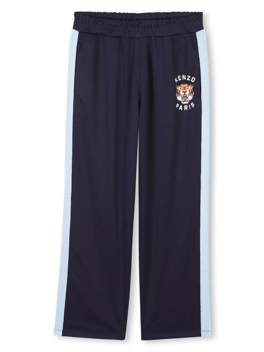 

Спортивные брюки с принтом Tiger Head Kenzo Kids, синий