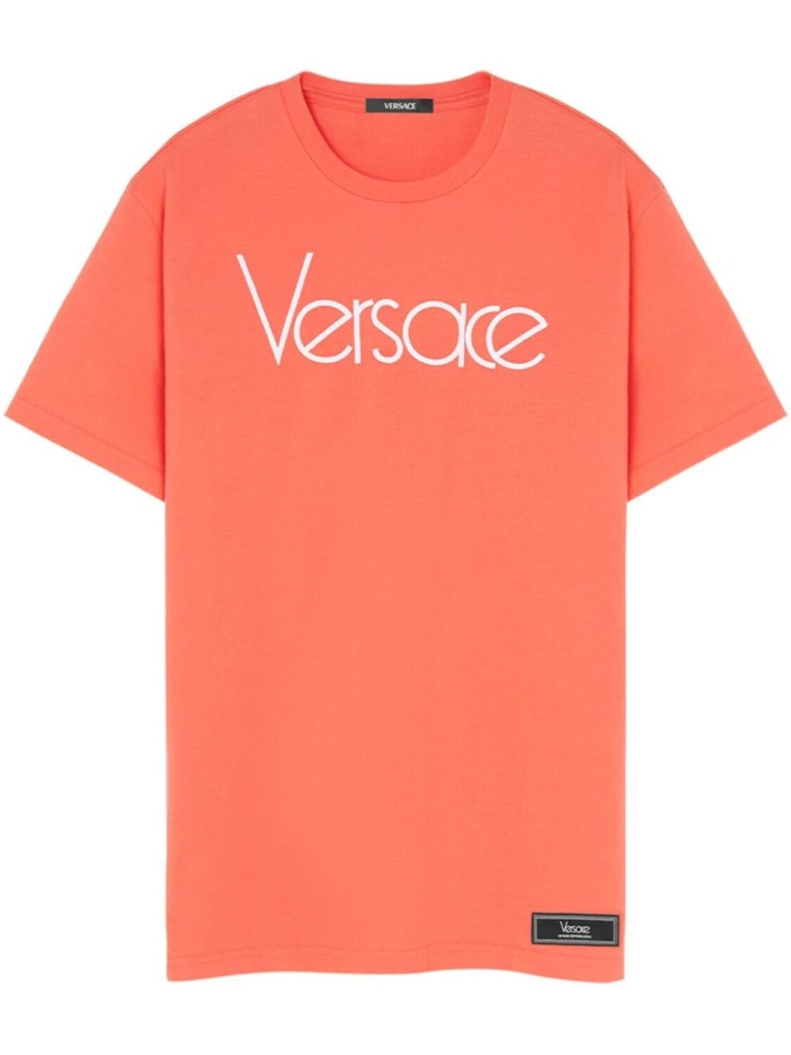 

Versace футболка с логотипом, оранжевый