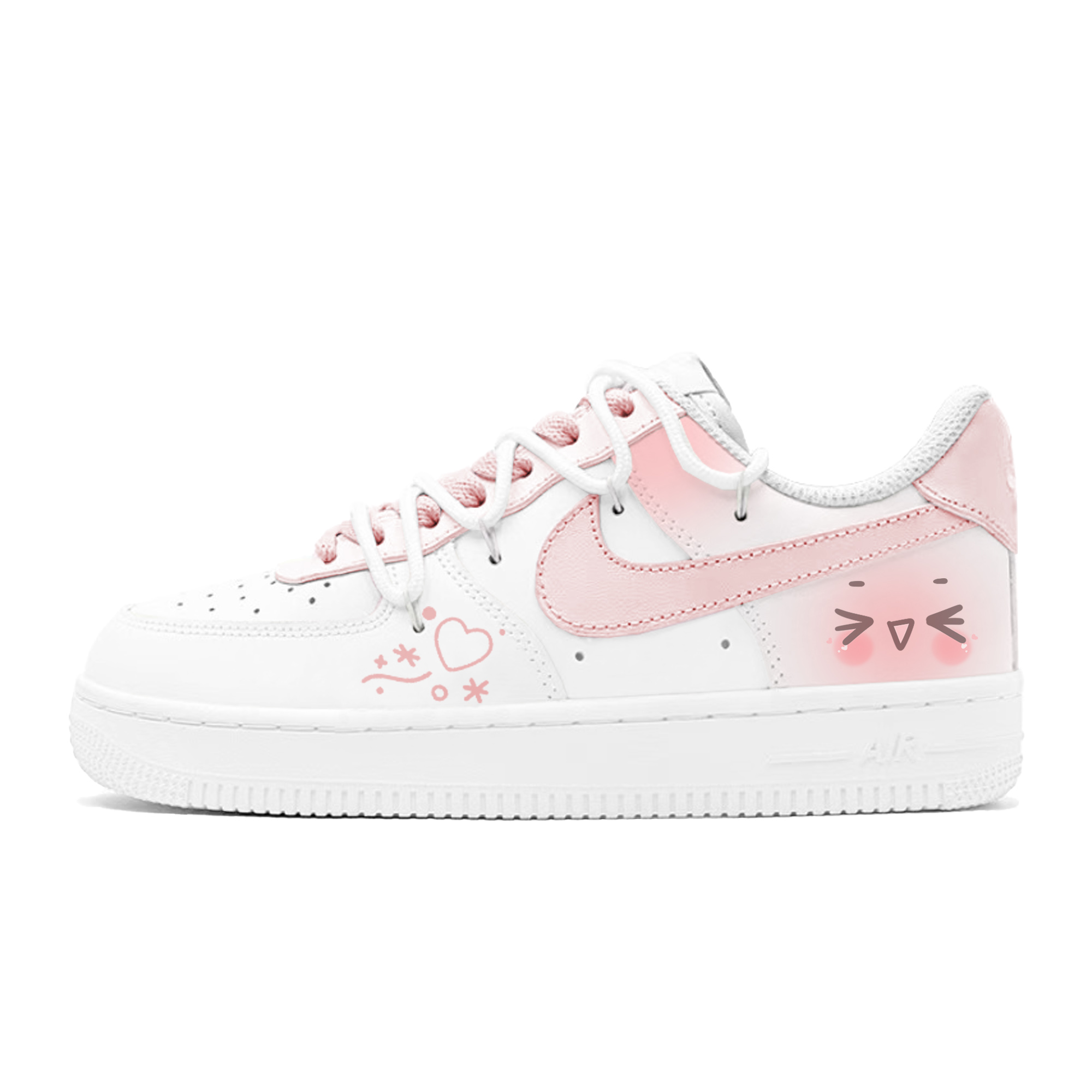 

Кроссовки Air Force 1 LE с низким верхом, амортизирующими, противоскользящими и износостойкими подошвами для детей и подростков Nike, белый