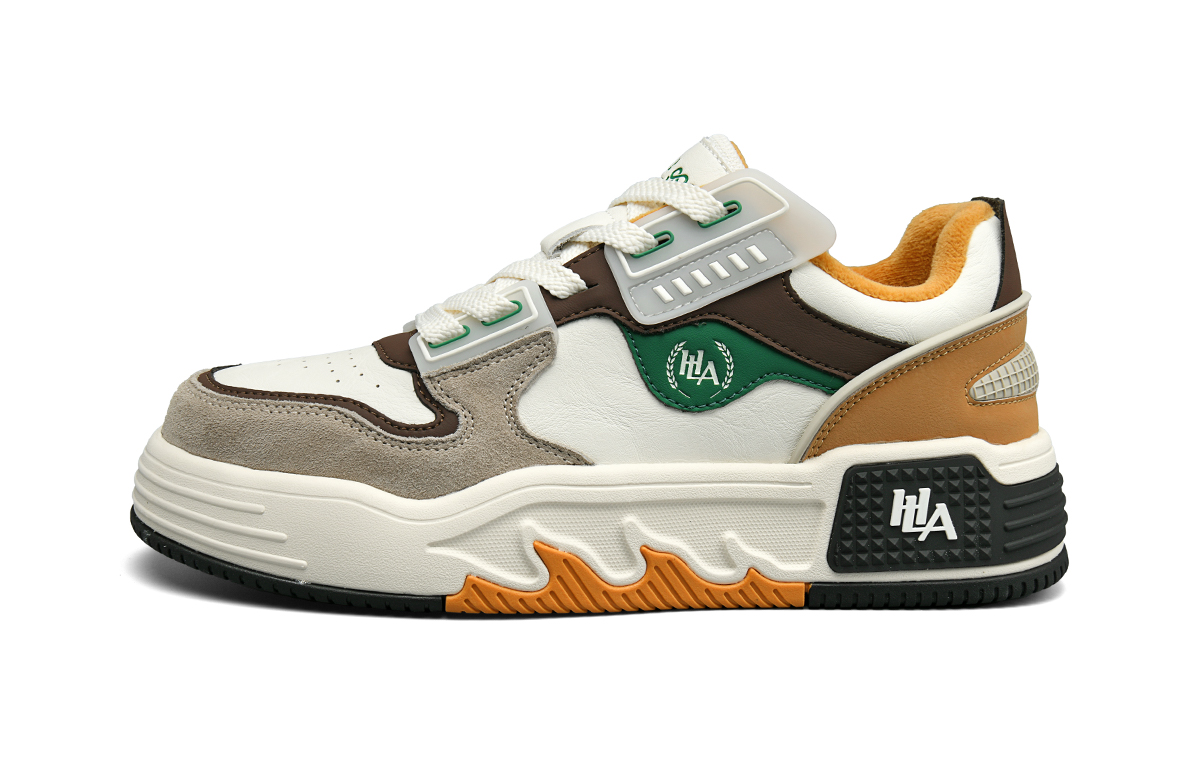 

Низкие мужские кроссовки HLA, White Brown