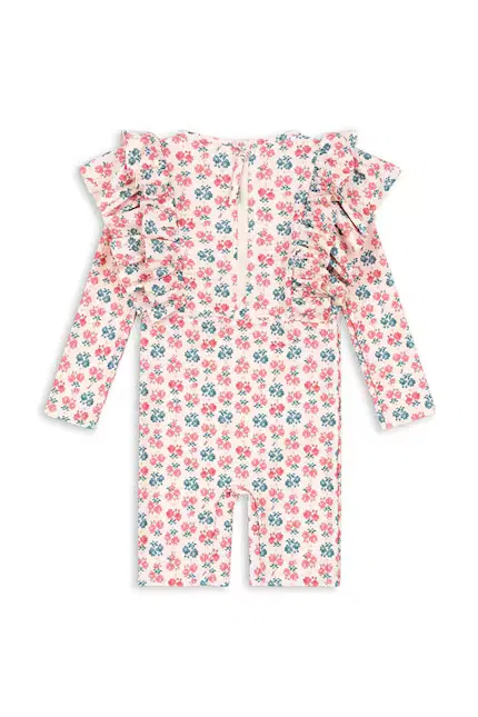 Купальник детский цельный с рюшами Manuca Frill Onesie Konges Sløjd, розовый — фото 2