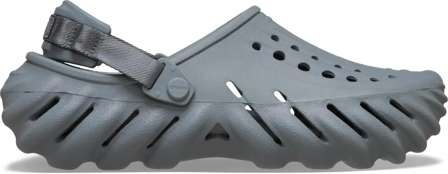 Crocs, унисекс взрослые сабо Echo, Concrete