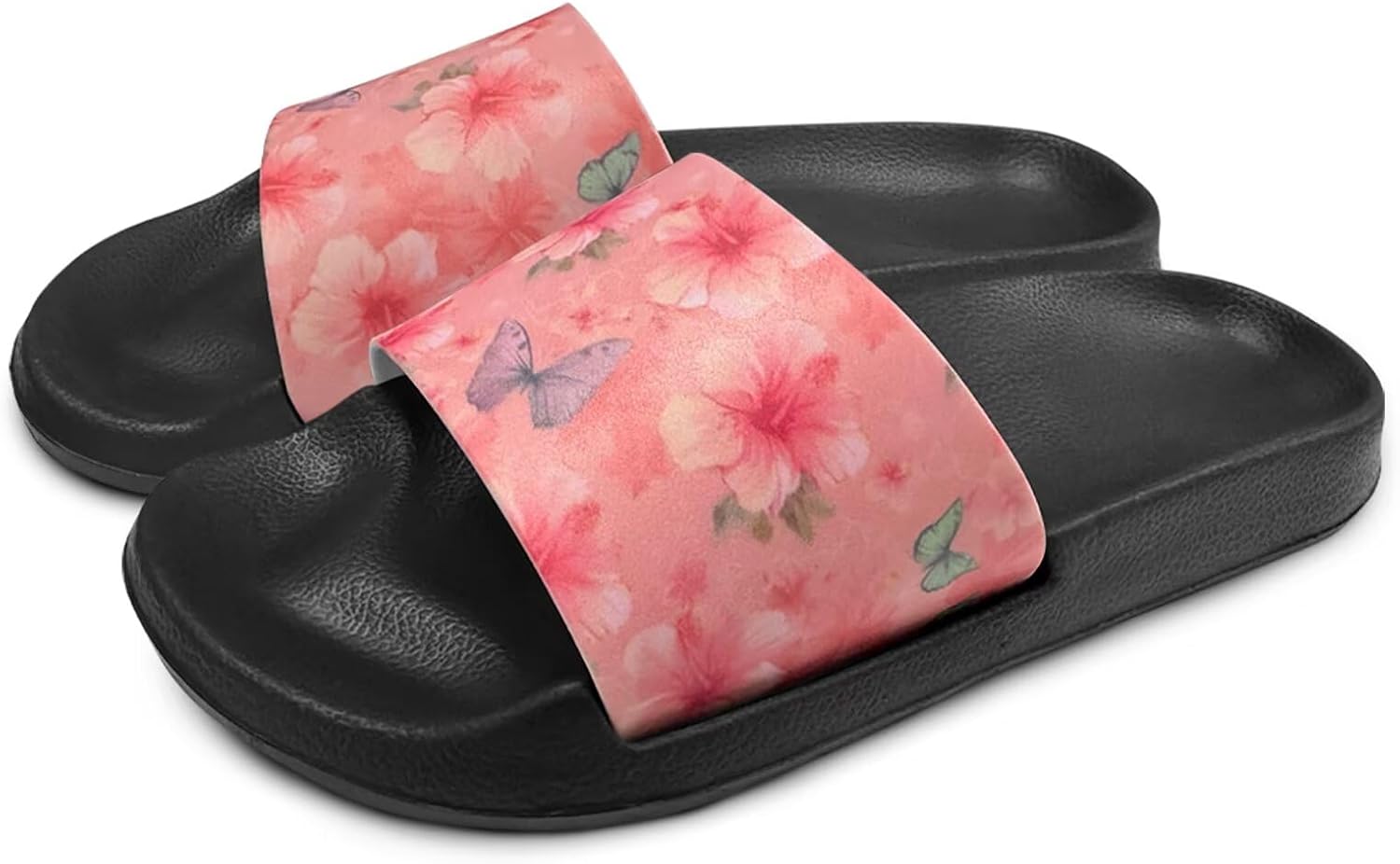 

Тапочки Hsaiyjsp Pineapple для женщин и мужчин с поддержкой свода стопы, плоские сандалии, нескользящие, для дома, бассейна, душа, розовый