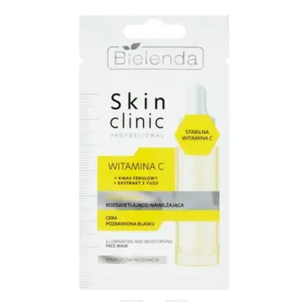 

Skin Clinic Профессиональная осветляющая и увлажняющая маска, Bielenda