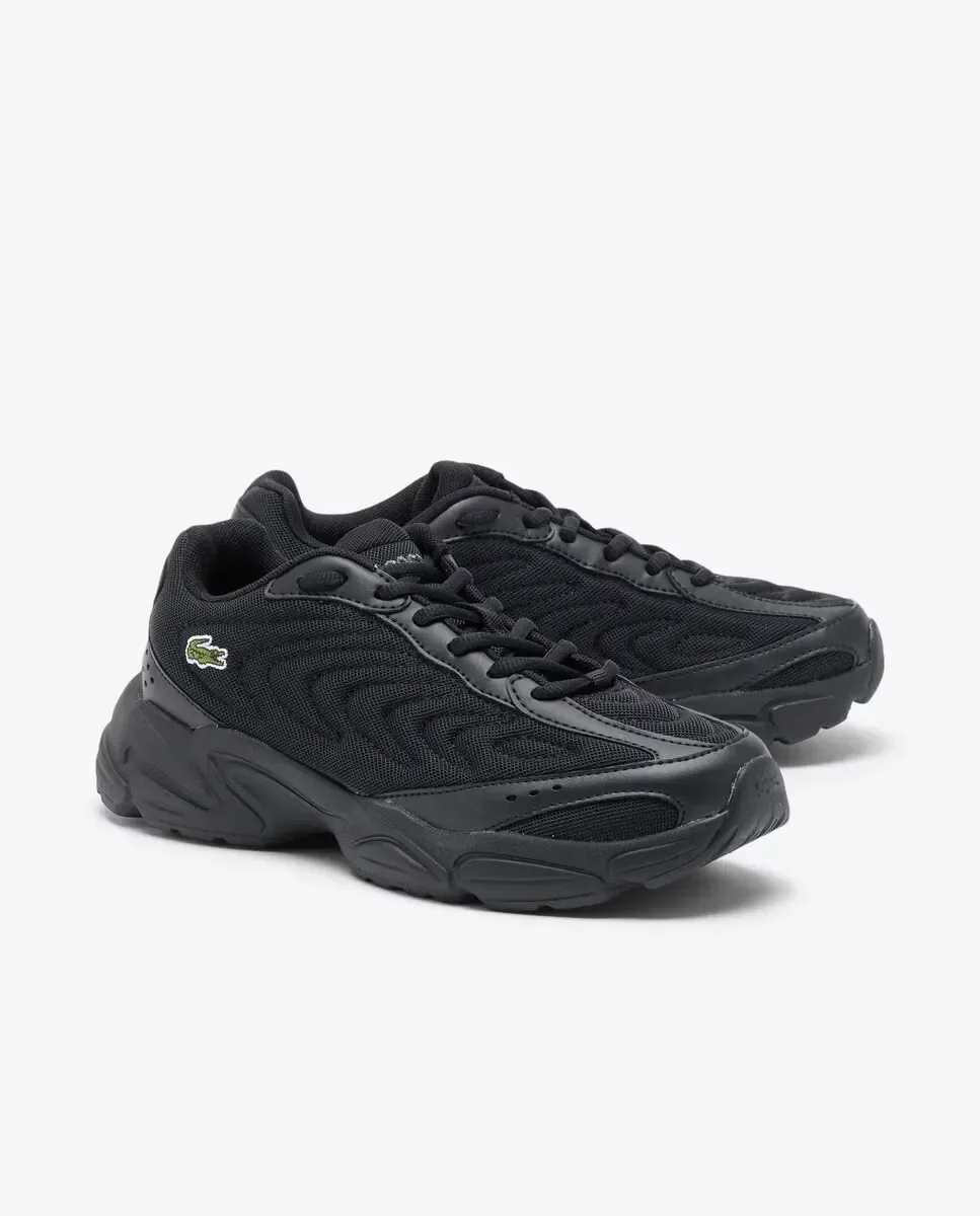Унисекс молодежные спортивные кроссовки Storm 96 2K Lite белого цвета Lacoste, черный — фото 3