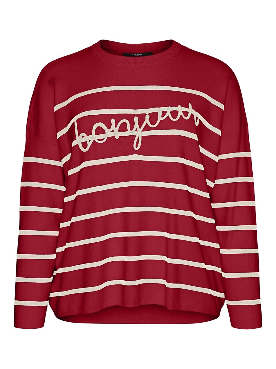 

Тонкий вязаный свитер VERO MODA Sweater ARIA, красный