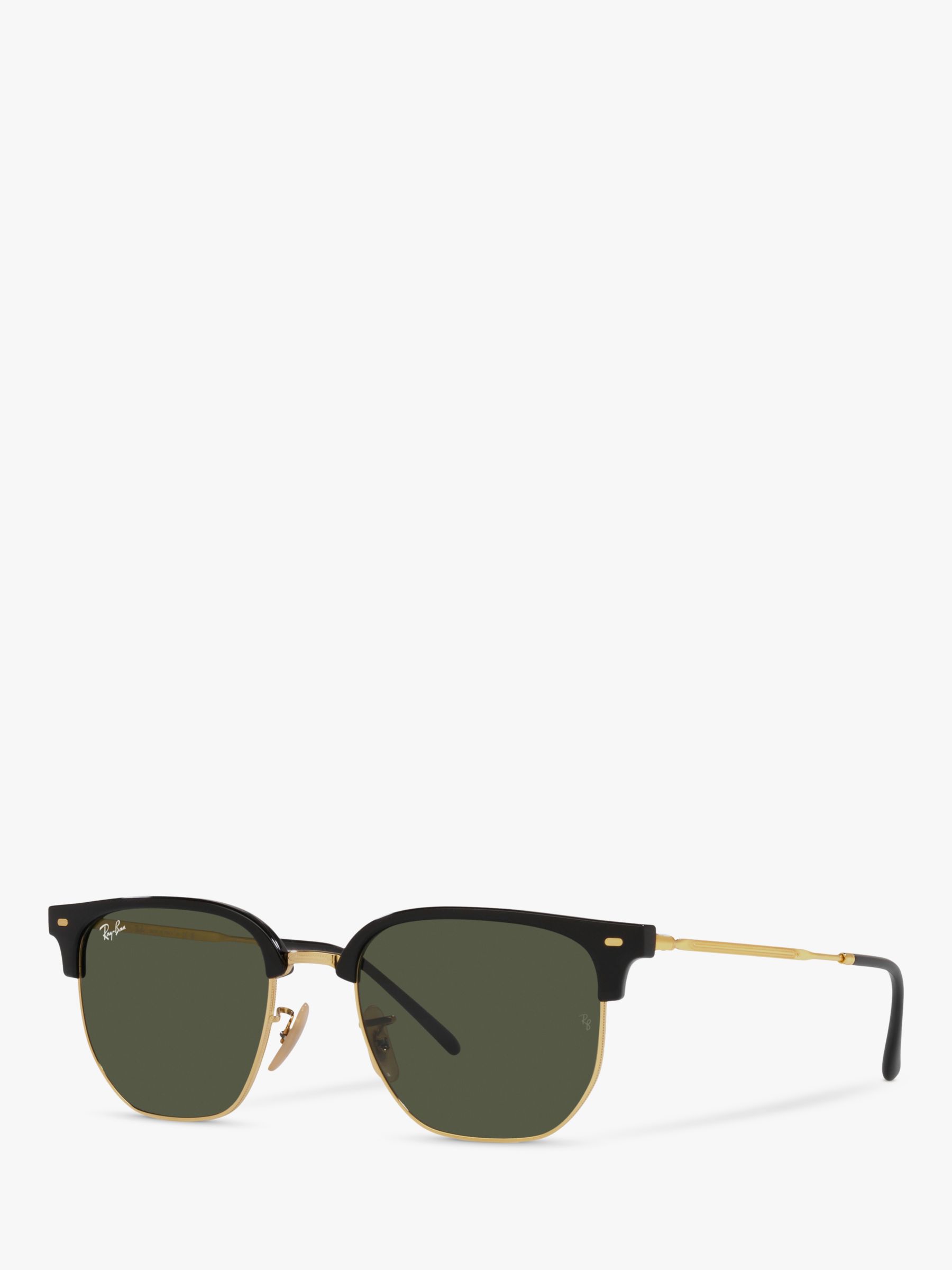 

Ray-Ban RB4416 Солнцезащитные очки унисекс New Clubmaster, черные/золотые