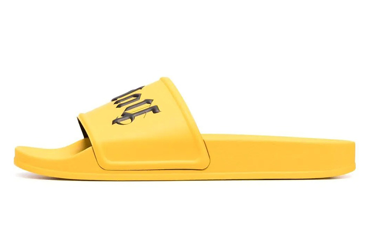 

PALM ANGELS Сандалии Pool Slides Yellow Black