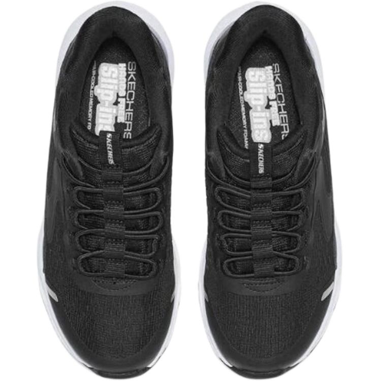 Skechers Kids Кроссовки для бега SKECHERS GIRLS с амортизацией, износостойкие, низкие, черные/белые, детские — фото 3