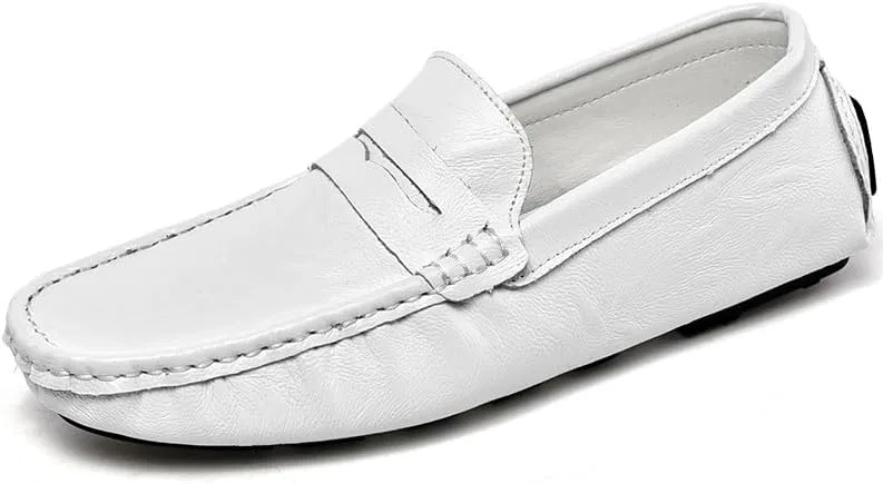 Лоферы повседневные Penny Loafers белые PUGHGAETZF