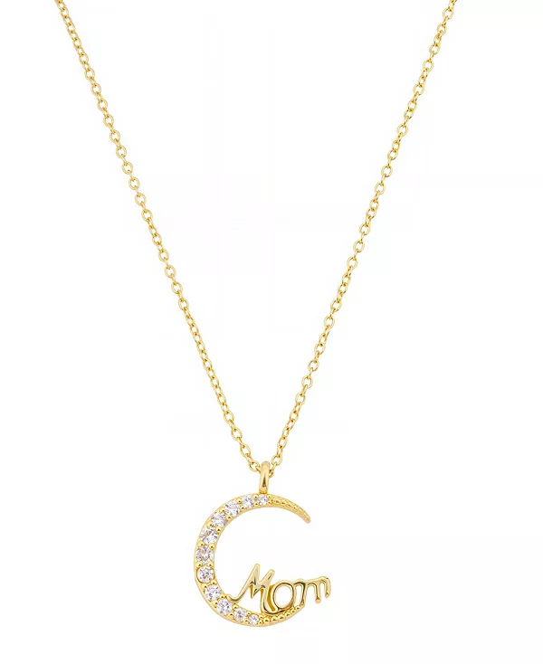 

Ожерелье с подвеской в виде луны из кубического циркония Unwritten, gold