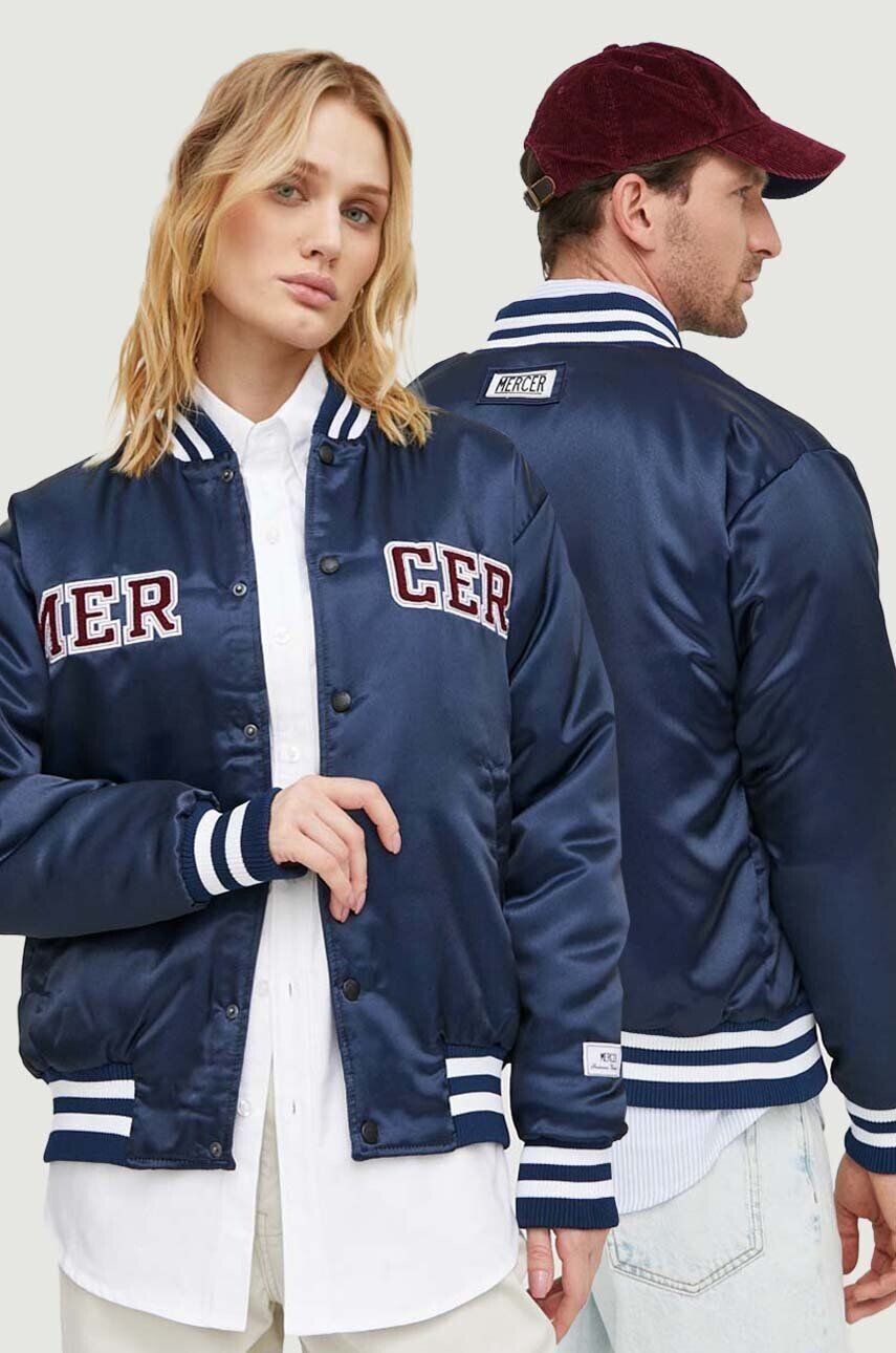 

Куртка-бомбер The Mercer Brand, темно-синий