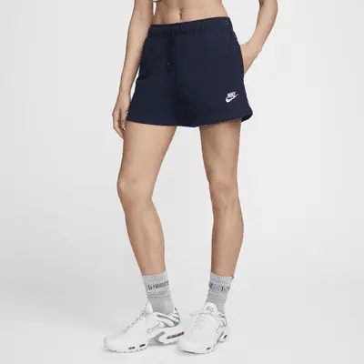 

Шорты Nike Sportswear Club Fleece, цвет Obsidian/White