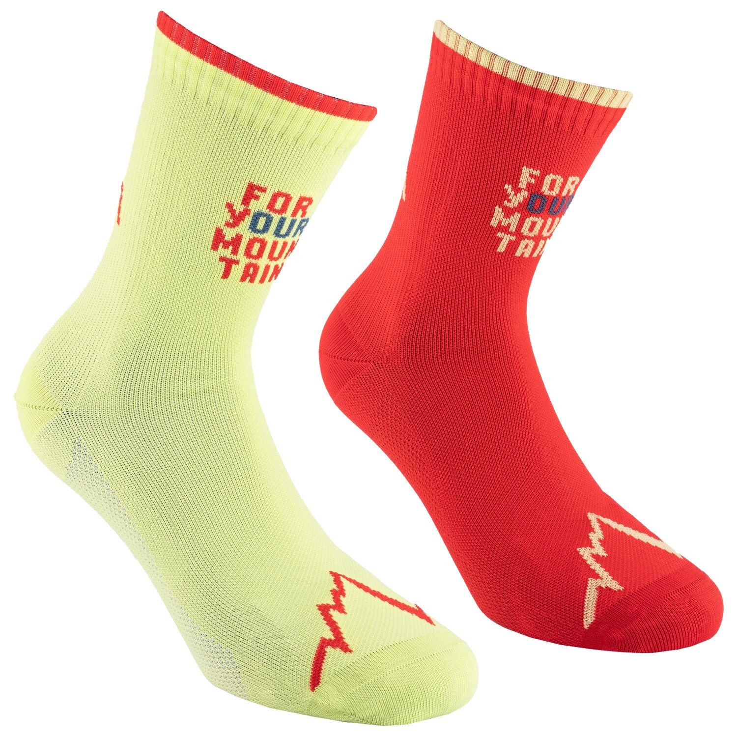 

Носки для бега La Sportiva For Your Mountain Socks, цвет Zest/Cherry Tomato