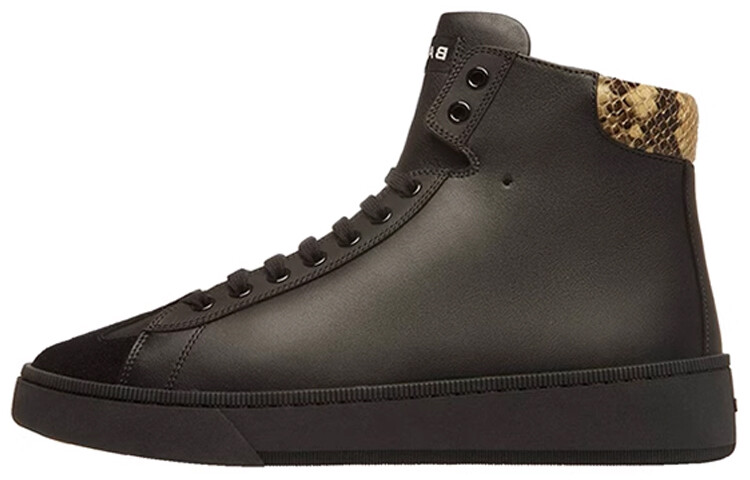 

Кроссовки BALLY Skateboarding Shoes Men High-top Black, черный
