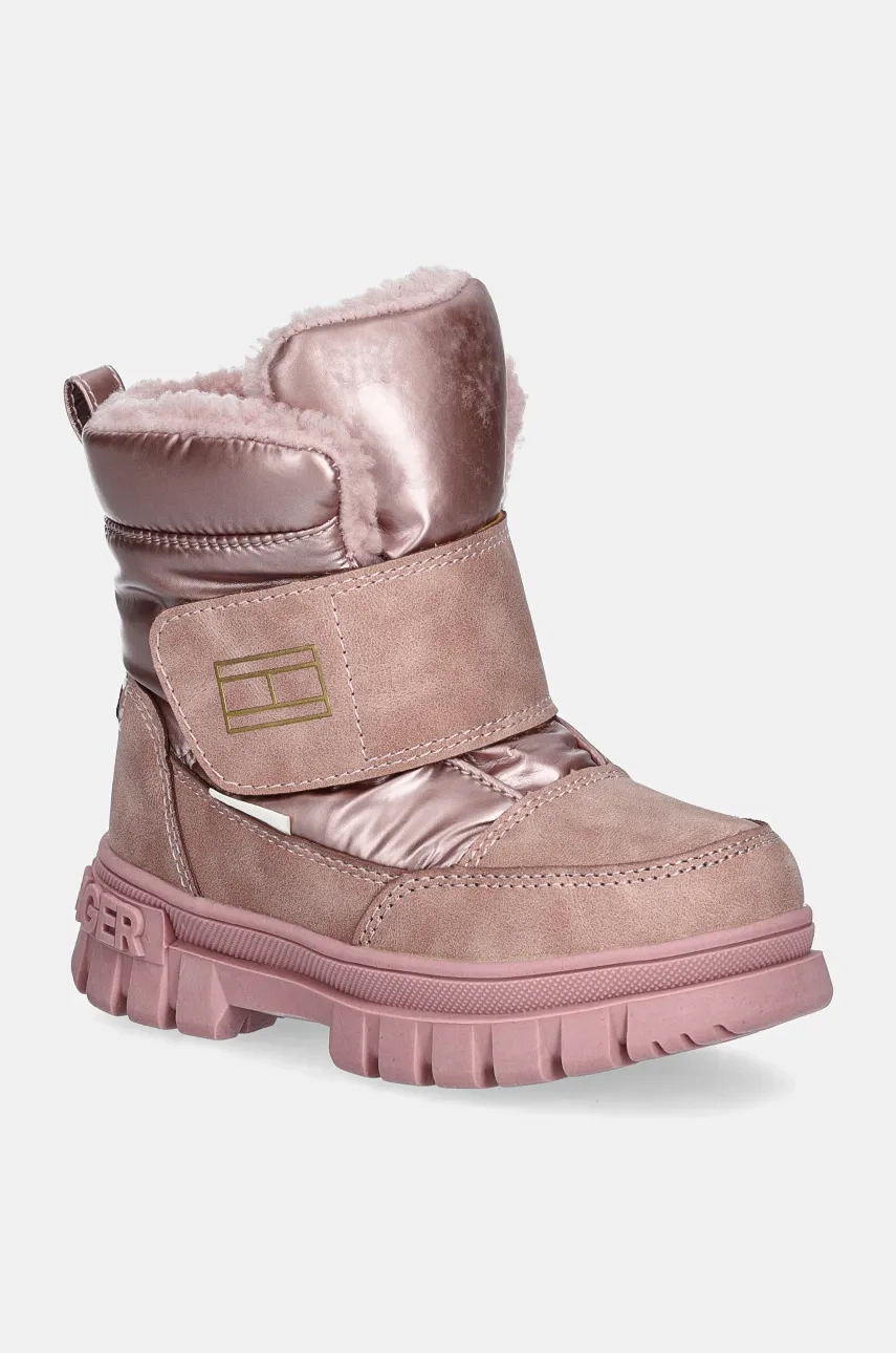 

Детские зимние ботинки Tommy Hilfiger, розовый