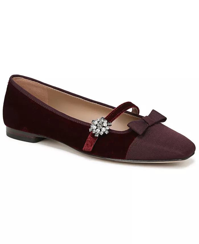 Женские балетки Madi Mary Jane Sam Edelman, красный