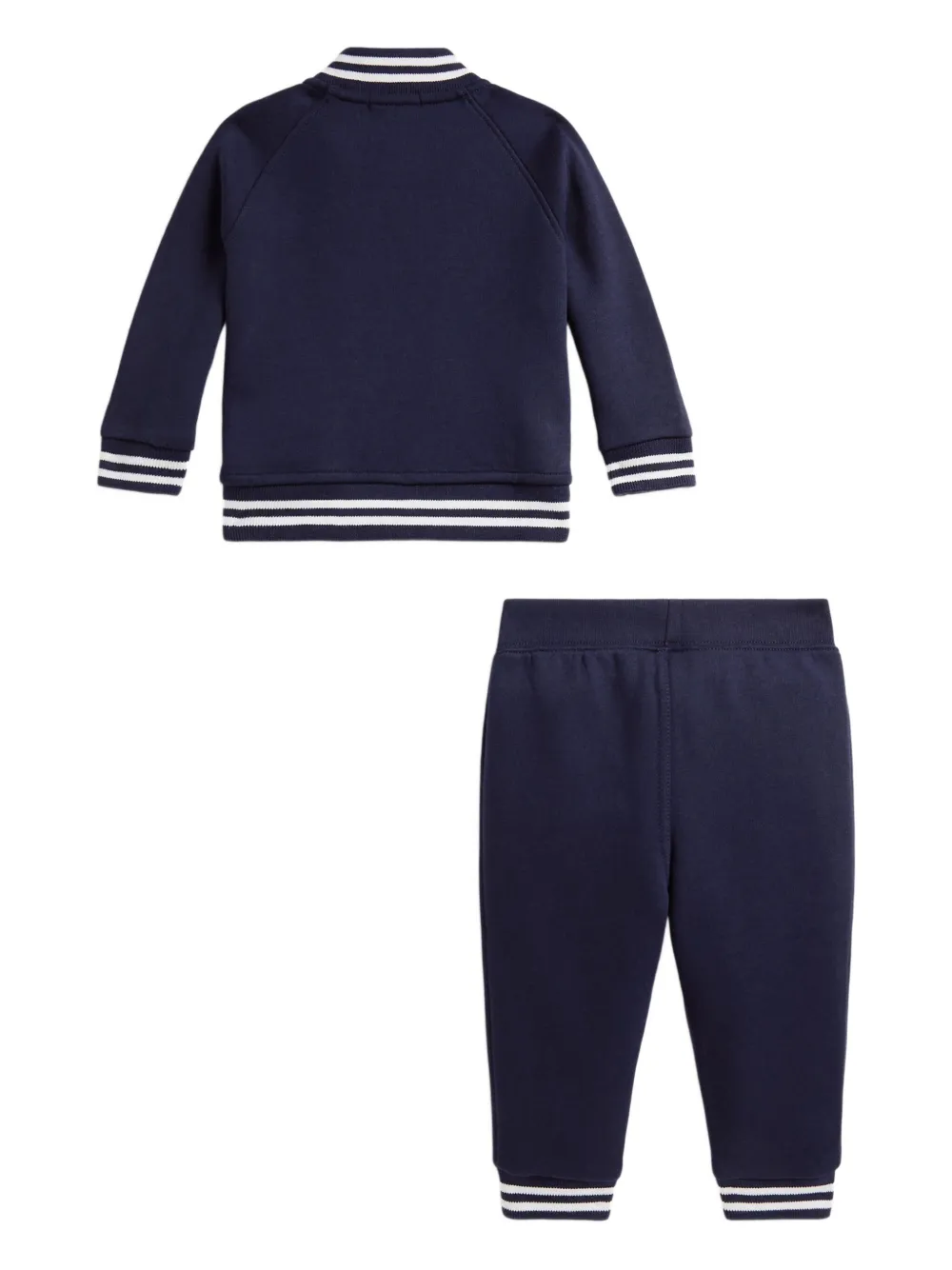Комплект из топа и брюк с логотипом Polo Pony Polo Ralph Lauren Kids, синий — фото 2