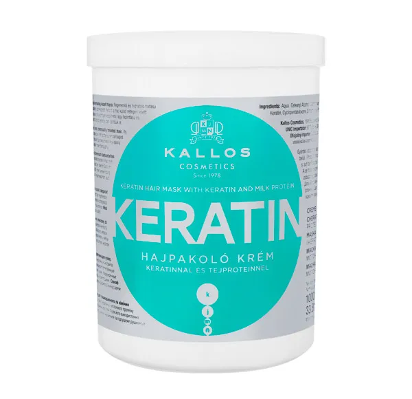 

Питательная маска для волос Keratin Kallos, 1.000 ml