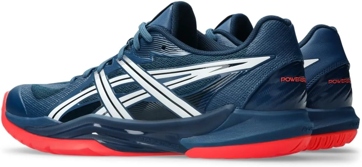 Мужские гандбольные кроссовки Asics POWERBREAK FlyteFoam, сине-белый — фото 3