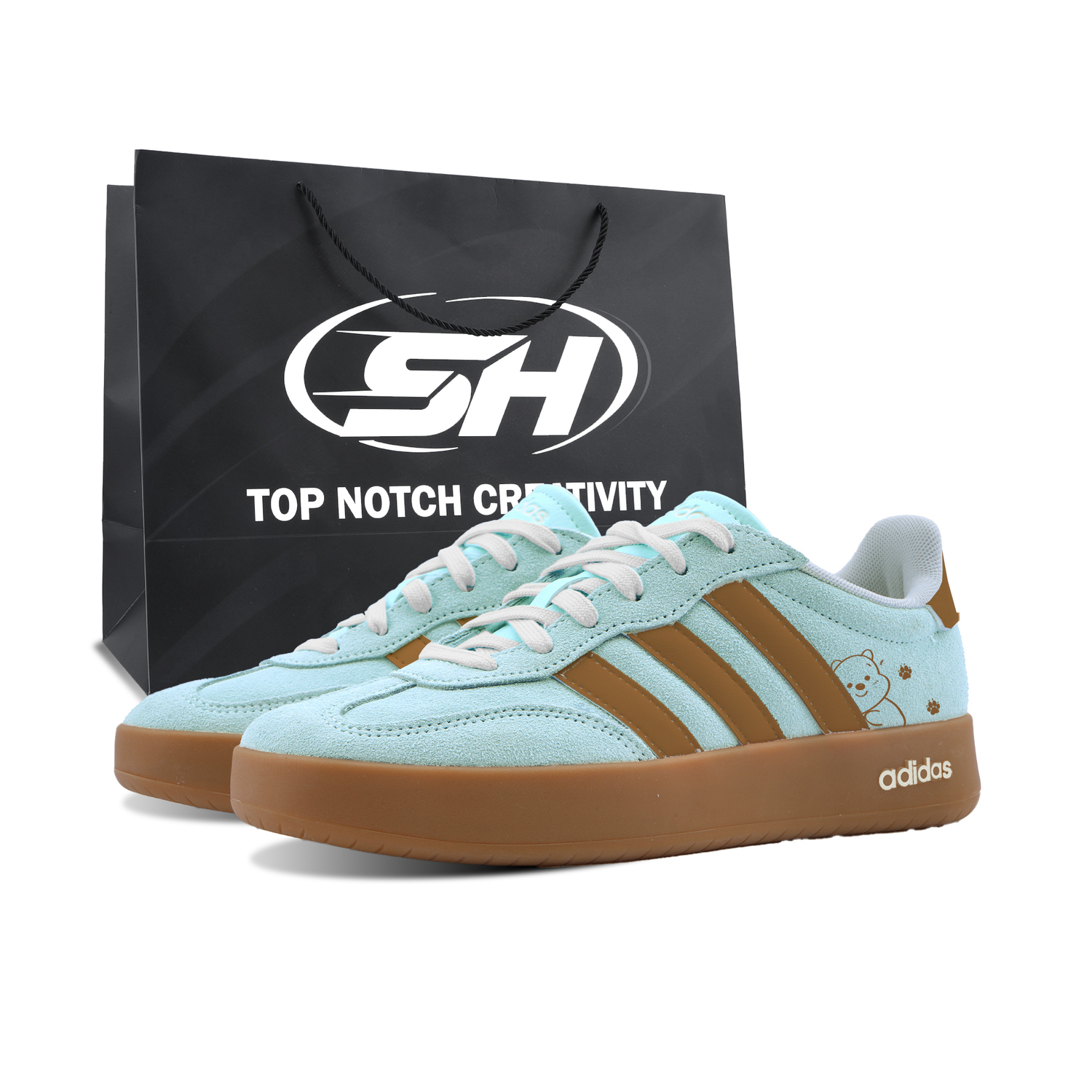 

BARREDA German Army Trainers Unisex Low top Dark Brown Adidas, зеленый