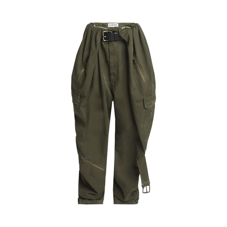 

Брюки Loewe Balloon Cargo Trousers Deep Olive, зеленый