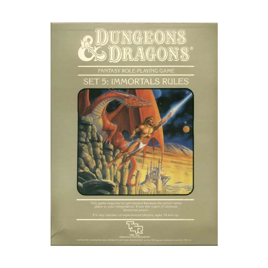 

Бокс-сет Immortals Rules Set, Basic Dungeons & Dragons (Original Edition) - Box Sets & Core Rules