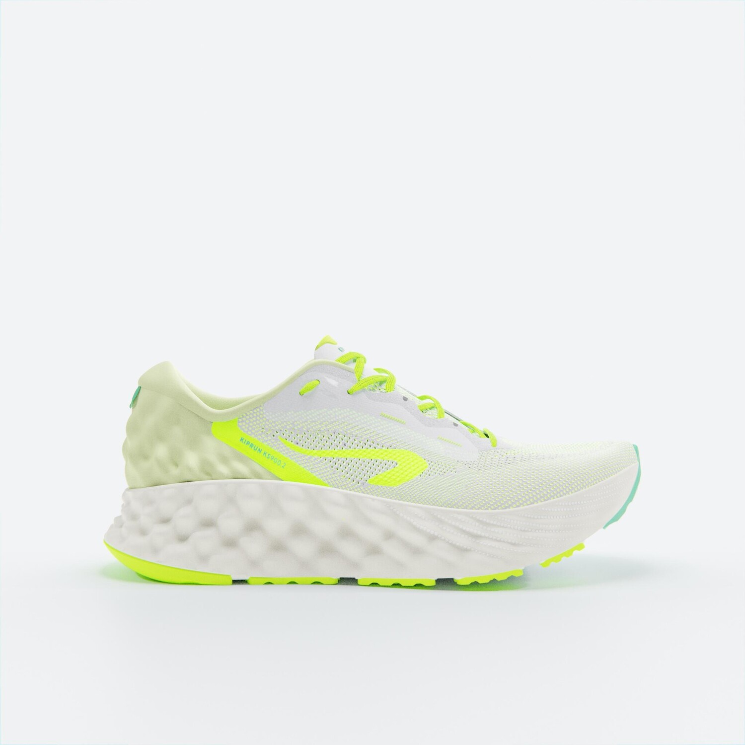 КРОССОВКИ ДЛЯ БЕГА МУЖСКИЕ KIPRUN KS900 2 - ЖЕЛТО-ЗЕЛЕНЫЕ Kiprun — фото 4