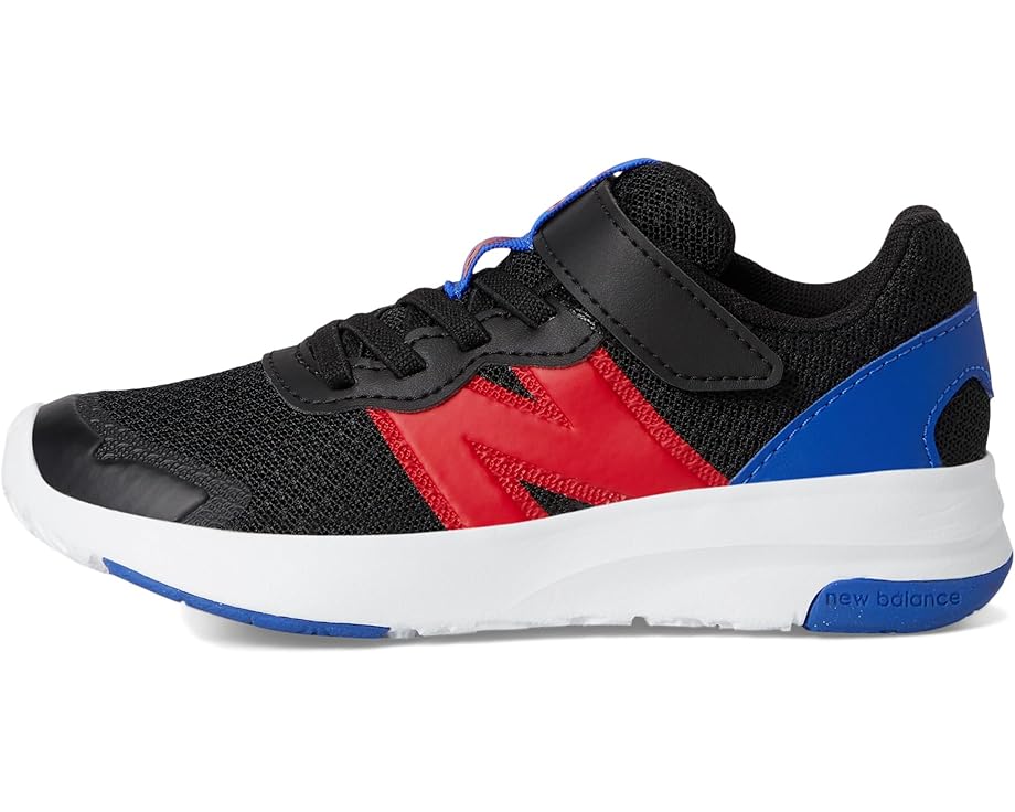 Кроссовки New Balance Kids 578v1 Bungee Lace with Top Strap, цвет Black/Team Red/Team Royal — фото 4
