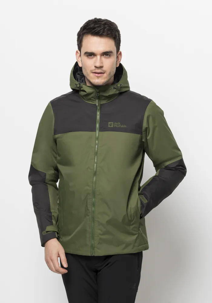 

Зимняя куртка Jack Wolfskin "JASPER INS JKT M", с капюшоном, зеленый