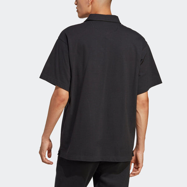 Футболка adidas originals Premium Essentials Polo Shirt 'Black', черный — фото 3