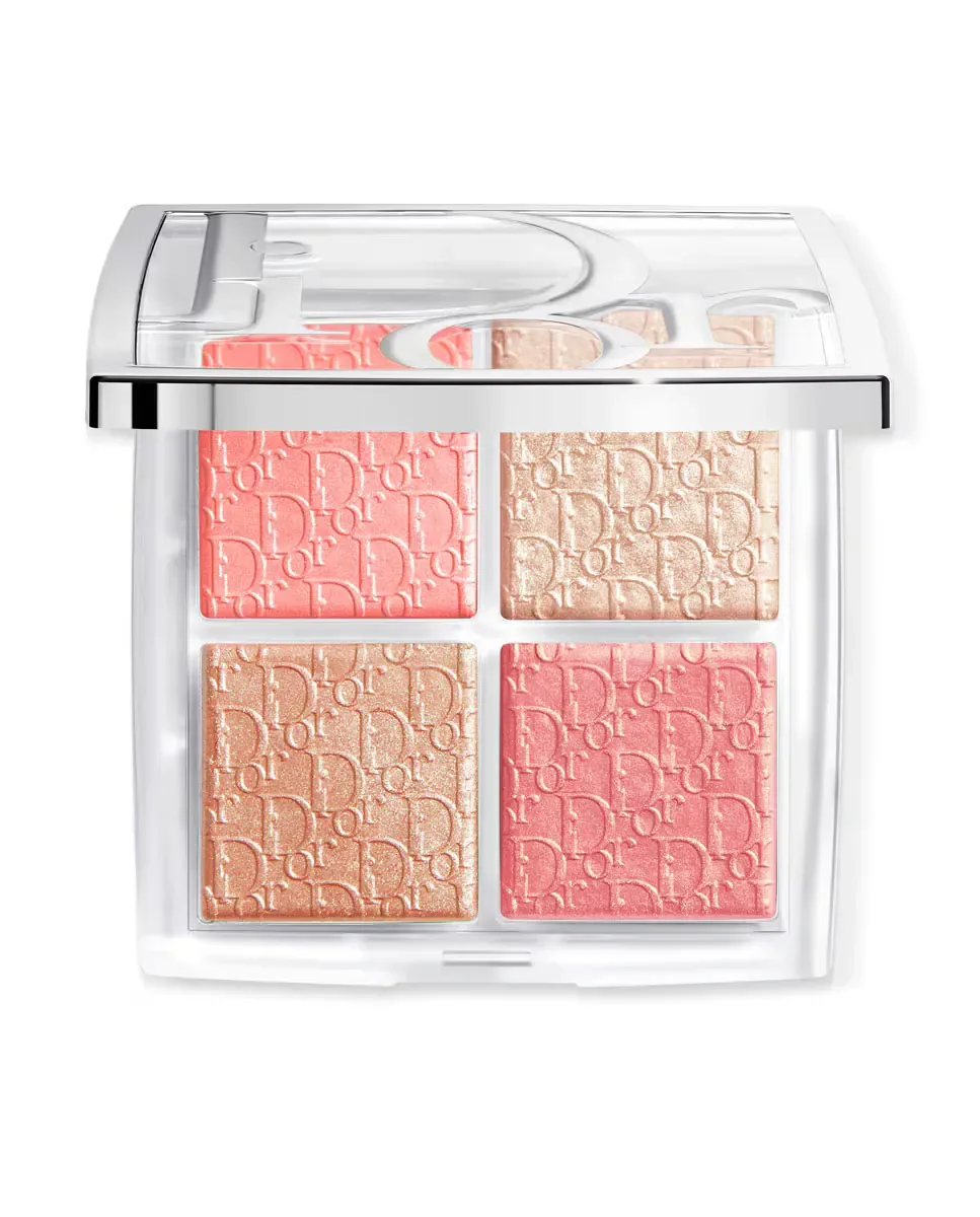 Палетка Backstage Glow Maximizer Многофункциональная палетка хайлайтеров и румян Dior, 003 Pearly Peach Glow