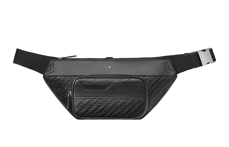 

MONTBLANC Черный кожаный поясной пояс
